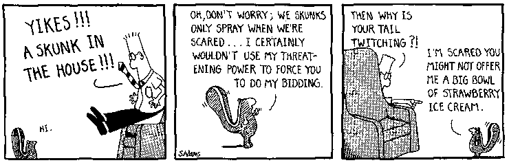 [skunk cartoon]